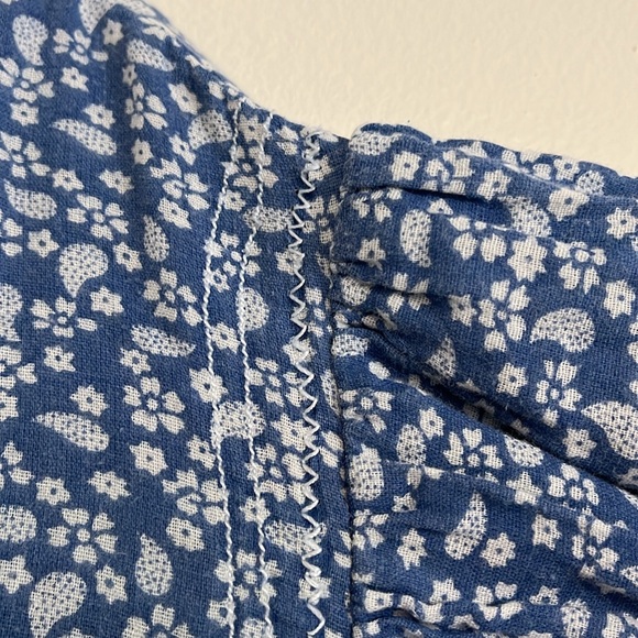 Ulla Johnson Reiko Jumpsuit in Blue Tiny Floral - Picture 9 of 15